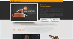 Desktop Screenshot of bidcallingbasics.com